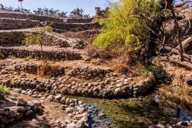 Nazca, Peru yakınlarındaki Ocongalla Su kemeri