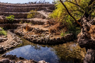 Nazca, Peru yakınlarındaki Ocongalla Su kemeri