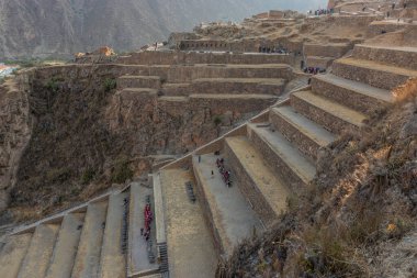 Kutsal İnkalar Vadisi, Peru 'daki Ollantaytambo' nun İnka harabeleri.