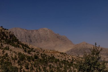 Irak 'ın Kürdistan bölgesindeki Warte Vadisi Dağları