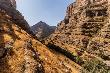 Irak Kürdistan Bölgesi 'nde Rawandiz (ayrıca Rawanduz) kanyonu