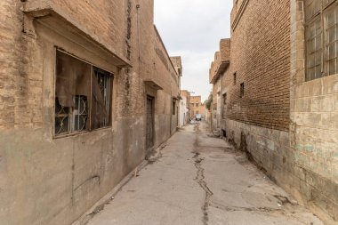 Irak 'ın Kürdistan Bölgesi, Erbil (Hawler) şehir merkezinde dar bir sokak