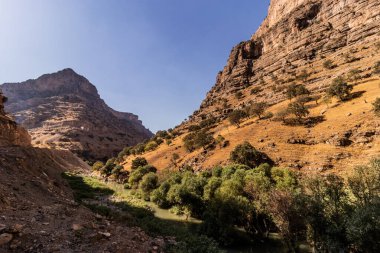 Irak Kürdistan Bölgesi 'nde Rawandiz (ayrıca Rawanduz) kanyonu