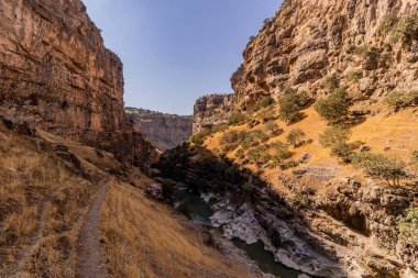 Irak Kürdistan Bölgesi 'nde Rawanduz (Rawandiz) kanyonu