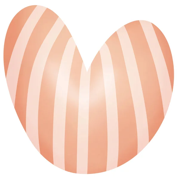Σχέδιο Μπαλονιού Σχήμα Καρδιάς Που Απομονώνεται Λευκό Φόντο Για Χρήση — Φωτογραφία Αρχείου