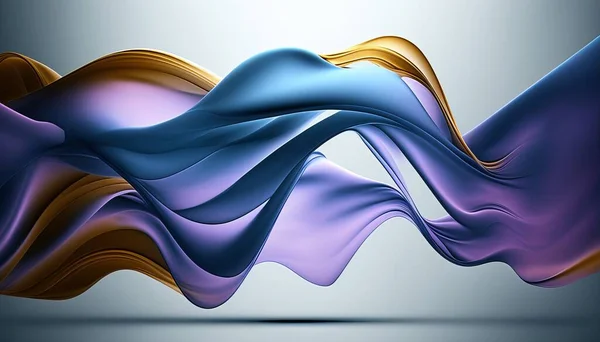Abstract Waves Trend Gradient Color. Creative Design Background