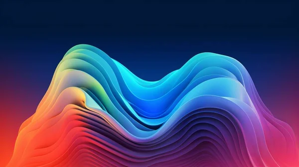 Blend gradient bend background for digital wallpaper design. Space background. Vibrant gradient mesh. Bright modern texture. Abstract lines background. Minimal style. Trendy color wave