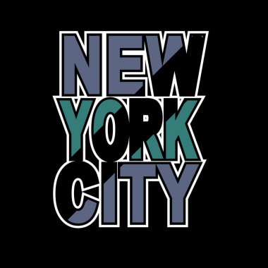 New York şehri. Vektör illüstrasyonu