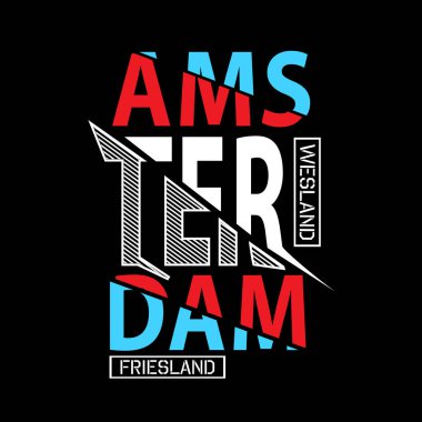 Amsterdam Tişört Tasarımı