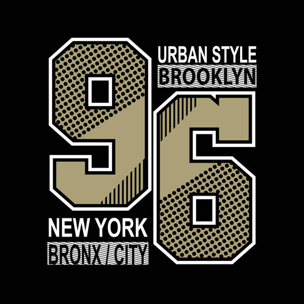 vector graphic design of new york city, for print, web, print, t - shirt, fashion clothing, hoodies, etc.