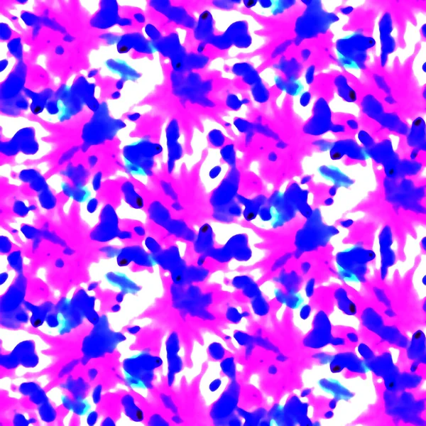 Roze Blauwe Spatten Naadloze Aquareltextuur Roze Blauwe Kleur — Stockfoto
