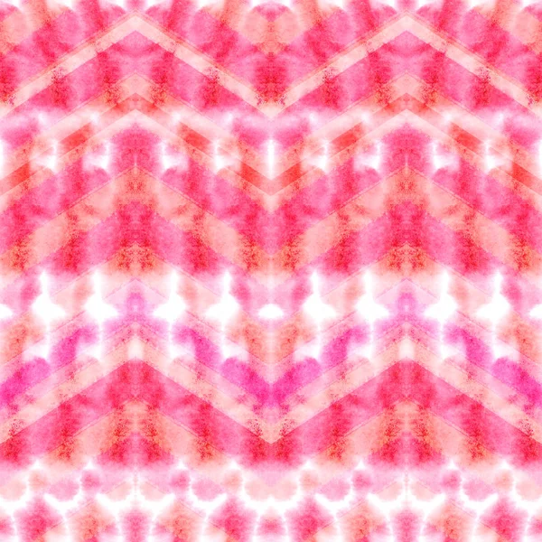 Abstract Cloudy Shapes Pink Watercolor Pattern Seamless Texture Bright Coral — Stock Photo, Image