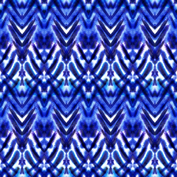 Ornamento Aquarela Azul Profundo Textura Sem Costura Cor Azul — Fotografia de Stock