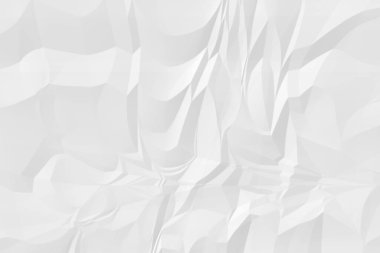 Buruşmuş beyaz kağıt arkaplanı kapat