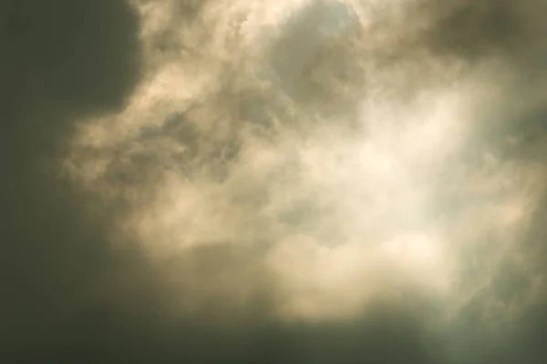 Moody Sky Background Dark Clouds Thunder Storm — Stock Photo, Image