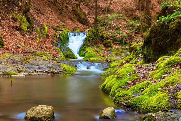 Piękny Górski Potok Górach Apuseni Wąwozy Borzesti Transylwania — Zdjęcie stockowe
