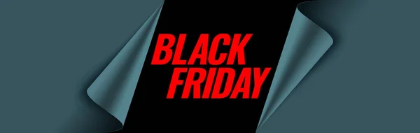 Black Friday Promotion Banner Poster Template Vector Illustration — Stock Vector
