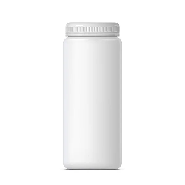 Realistische Cosmetische Fles Kan Spuitbus Container Template Voor Mock Voor — Stockvector