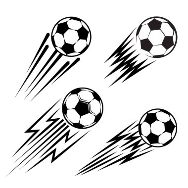 Futbol futbol turnuvası simgeleri. Sembol ya da amblem. vektör illüstrasyonu