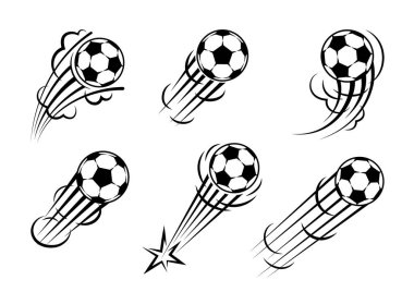 Futbol futbol turnuvası simgeleri. Sembol ya da amblem. vektör illüstrasyonu