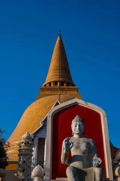 Phra Pathom Chedi Largest Tallest Pagoda Thailand Surrounding Area Located — Stock Photo, Image