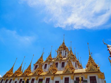 Loha Prasat (metal kale) Wat Ratchanatda Bangkok, Tayland 'daki güzel ünlü yer.