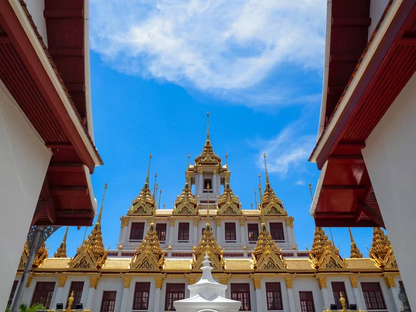 Loha Prasat Kovový Hrad Wat Ratchanatda Krásné Známé Místo Určení — Stock fotografie