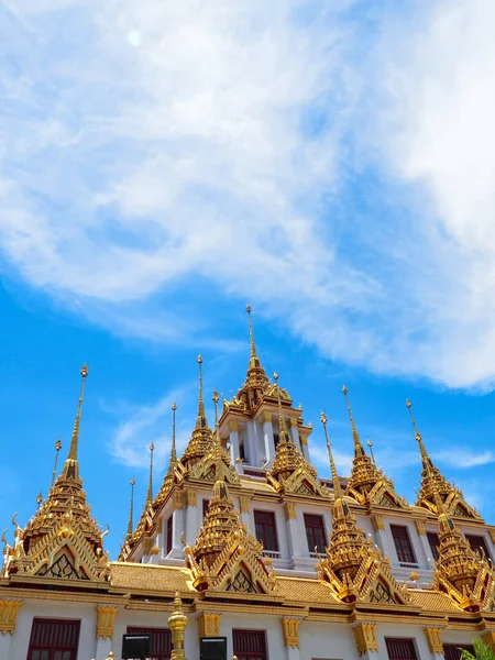 Loha Prasat Kovový Hrad Wat Ratchanatda Krásné Známé Místo Určení — Stock fotografie