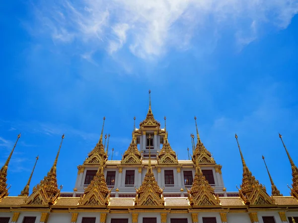 Loha Prasat Metal Castle Wat Ratchanatda Beautiful Famous Place Destination — Stock Photo, Image