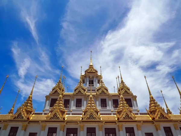 Loha Prasat Metal Kale Wat Ratchanatda Bangkok Tayland Daki Güzel — Stok fotoğraf