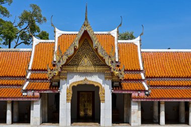 Wat Benchamabophit Kilisesi 'nin arkasında Bangkok, Tayland