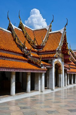 Wat Benchamabophit Kilisesi 'nin arkasında Bangkok, Tayland