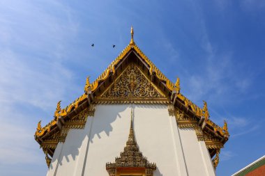 Wat Phra Kaew Büyük Sarayı 'nın içindeki yerler. Bunlar Bangkok, Tayland 'daki ana turistik merkezler..