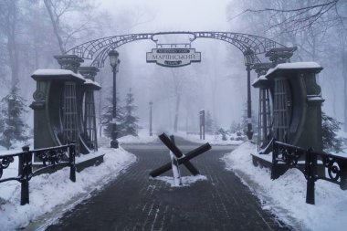  Savaş sırasında Kyiv 'de kış 2022                    