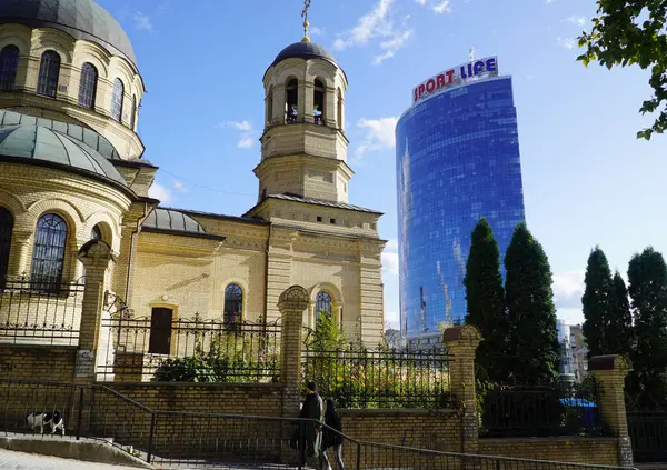 Kiev Ukraina Oktober 2023 Gatuvy — Stockfoto