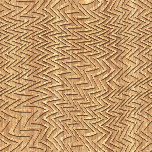 Geschnitzte Zick Zack Streifen Muster Auf Holzhintergrund Nahtlose Textur Illustration lizenzfreie Stockfotos