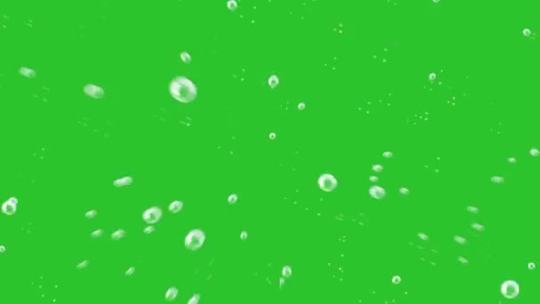 Bubble Groen Scherm Geanimeerd Abstract Technologie Wetenschap Engineering Artificialintelligence Naadloze — Stockvideo