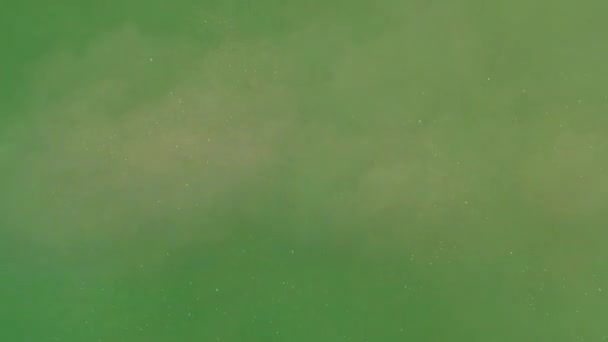Σκόνη Και Άμμος Πράσινο Οθόνη Animation Αφηρημένη Τεχνολογία Επιστήμη Μηχανική — Αρχείο Βίντεο