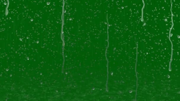 Rain Animeted Green Screen Abstrak Technology Science Engineering Artificialintelligence Seamless — Stok Video