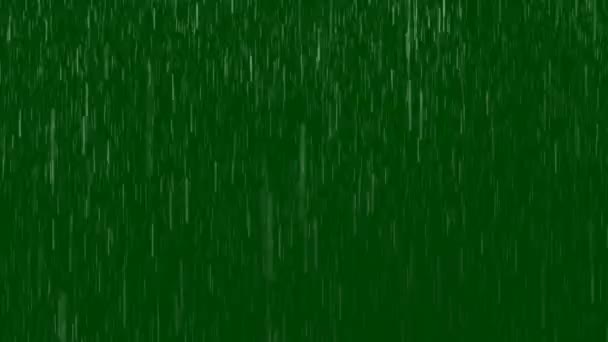 Rain Animeted Green Screen Abstrak Technology Science Engineering Artificialintelligence Seamless — Stok Video