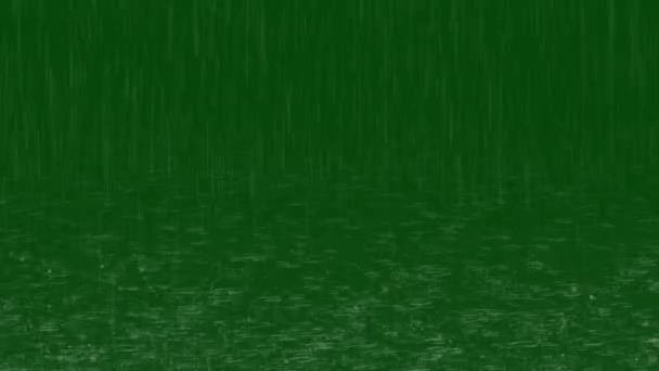 雨动画绿色屏幕 摘要技术 工程技术智能 无缝循环4K视频 3D动画 超高清晰度 4K视频 — 图库视频影像