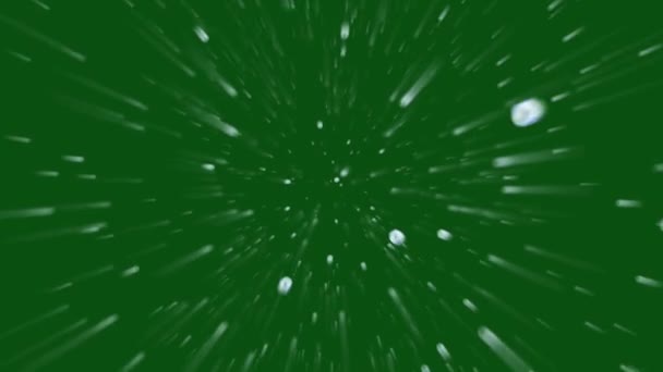 Animowany Deszcz Zielony Ekran Technologia Abstrakcyjna Nauka Inżynieria Sztuczna Inteligencja — Wideo stockowe