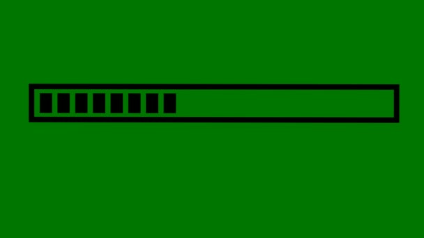 Carga Pantalla Verde Animación Tecnología Abstracta Ciencia Ingeniería Inteligencia Artificial — Vídeo de stock