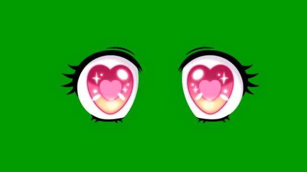 GREEN SCREEN EFFECTS cute eyes animation  Green Screen Effects Anime  Scary Girl and more