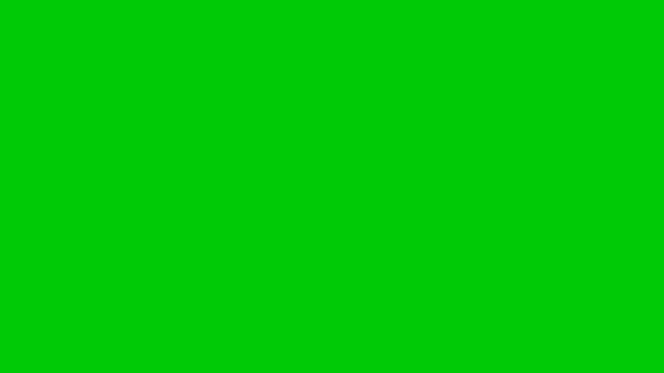 Social Icon Green Screen Bacgrounds Abstract Technology Science Engineering Artificial — Stock Video