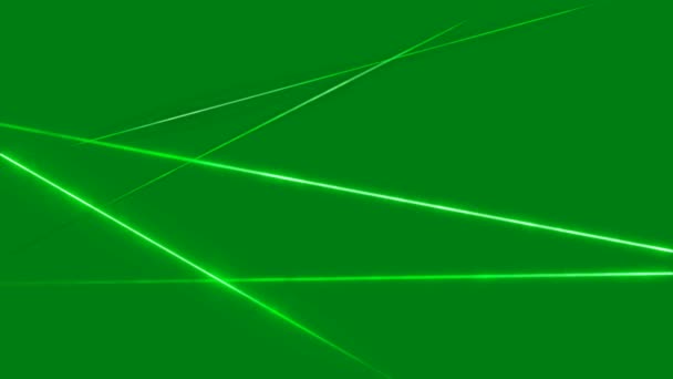 Pantalla Verde Luz Láser Tecnología Abstracta Ciencia Ingeniería Inteligencia Artificial — Vídeo de stock