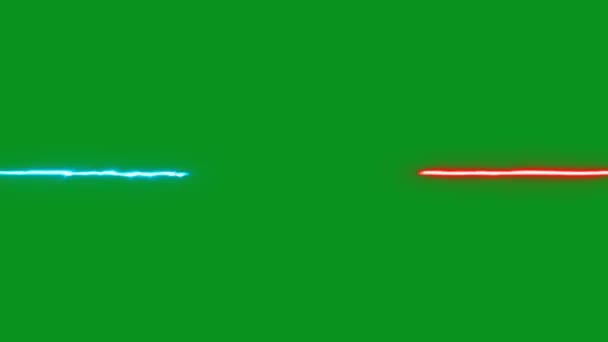 Lazer Işığı Yeşil Ekran Soyut Teknoloji Bilim Mühendislik Yapay Zeka — Stok video