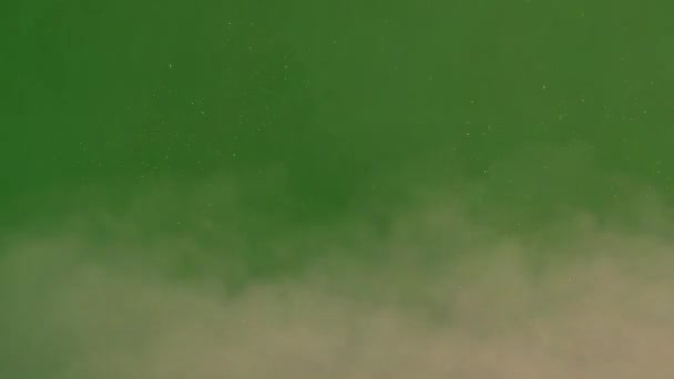 沙尘和沙尘动画绿色屏幕 Vfx动画绿色屏幕 摘要技术 工程人工智能 无缝循环4K视频 3D动画 超高清晰度 4K视频 — 图库视频影像
