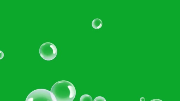 Bubble Groen Scherm Abstracte Technologie Wetenschap Engineering Artificialintelligence Naadloze Lus — Stockvideo