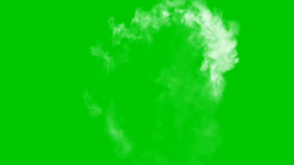 Fog Premium Quality Green Screen Abstract Technology Science Engineering Artificial — Stock Video